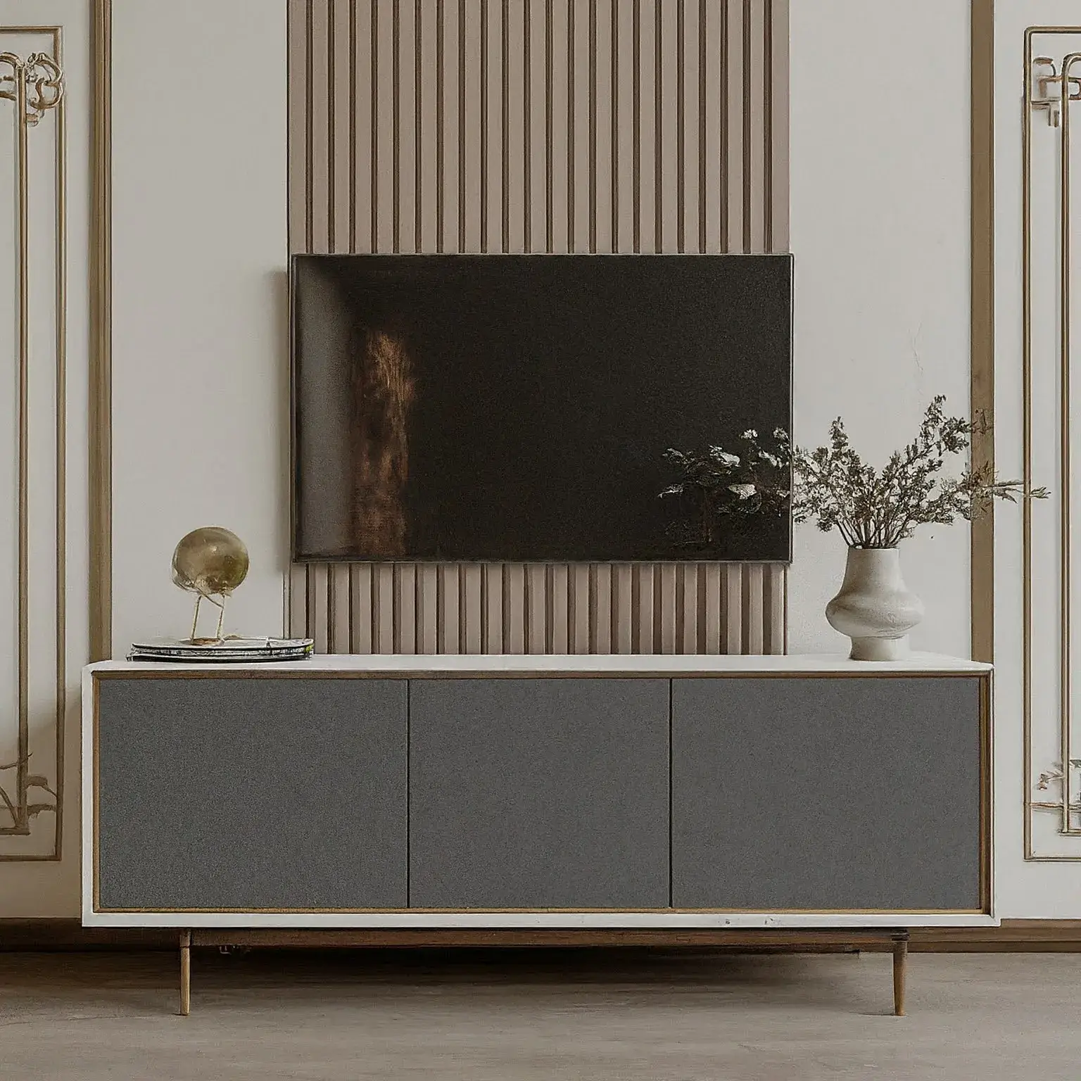 Modern TV seti dekoru 4